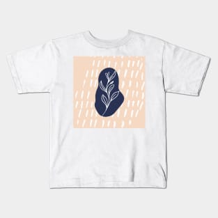 Abstract Mid Century Summer Shapes Kids T-Shirt